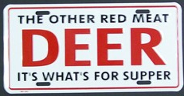 DEER License Plate