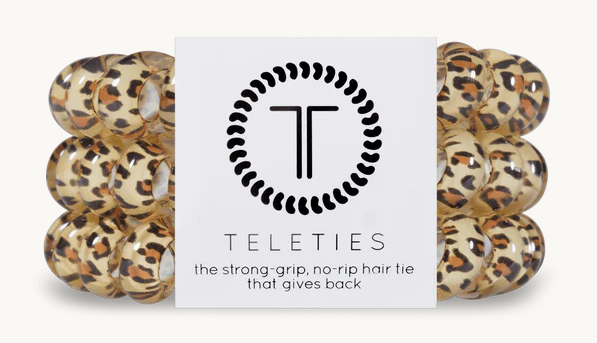 Teleties- Animal Print Leopard Large