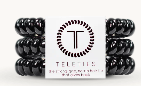 Teleties Jet Black Large
