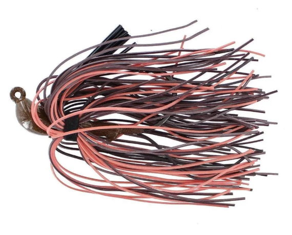 Georgia Blade Jig 12 Brown/Orange Living Rubber