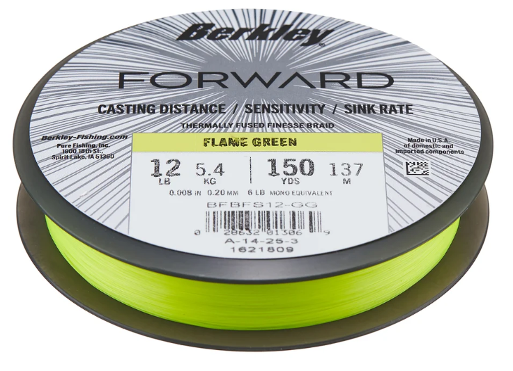 Berkley Forward Braid Flame Green