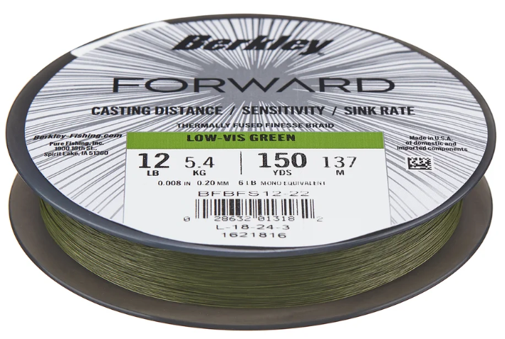 Berkley Forward Braid Lo Vis Green