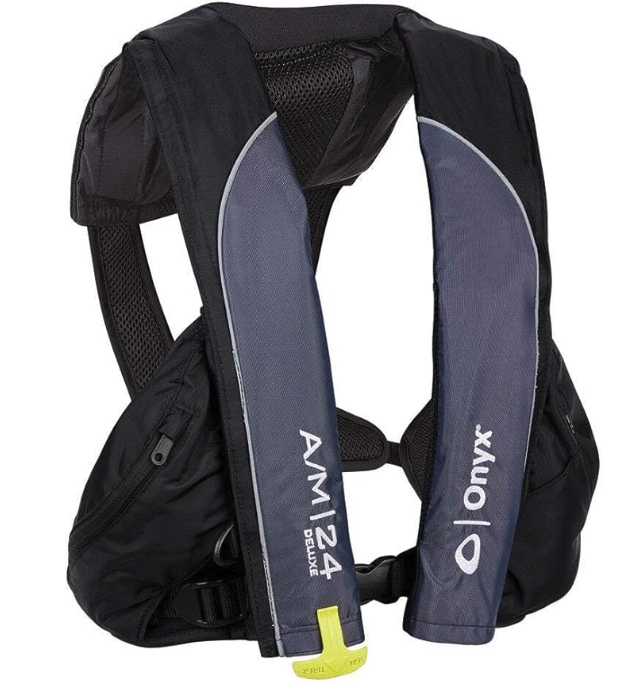 Onyx Deluxe Automatic/Manual Inflatable Life Jacket