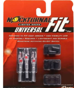 Nockturnal Lighted Nocks NT-302 Universal Fit Red