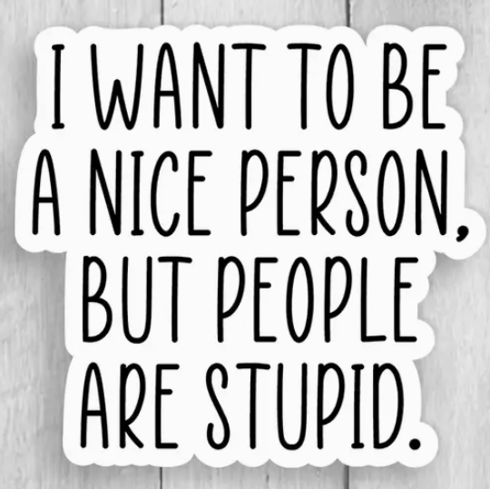 People Vinyl Sticker