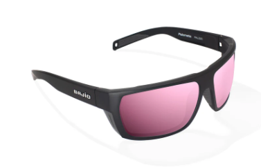 Bajio Palometa Rose Glass Black Matte Medium Fit