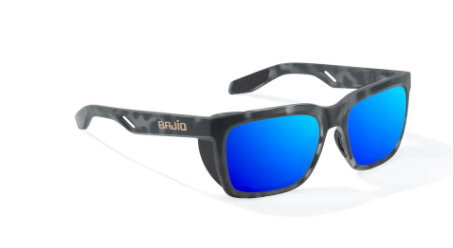 Bajio Palehorse Blue Mirror Black Tort. Large Fit