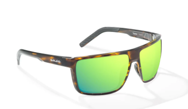 Bajio Toads Green Mirror Glass Brown Tort Large Fit