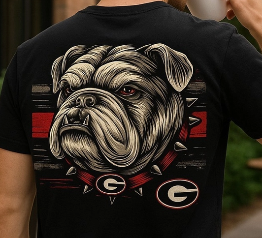 Bulldog Head Tee Shirt