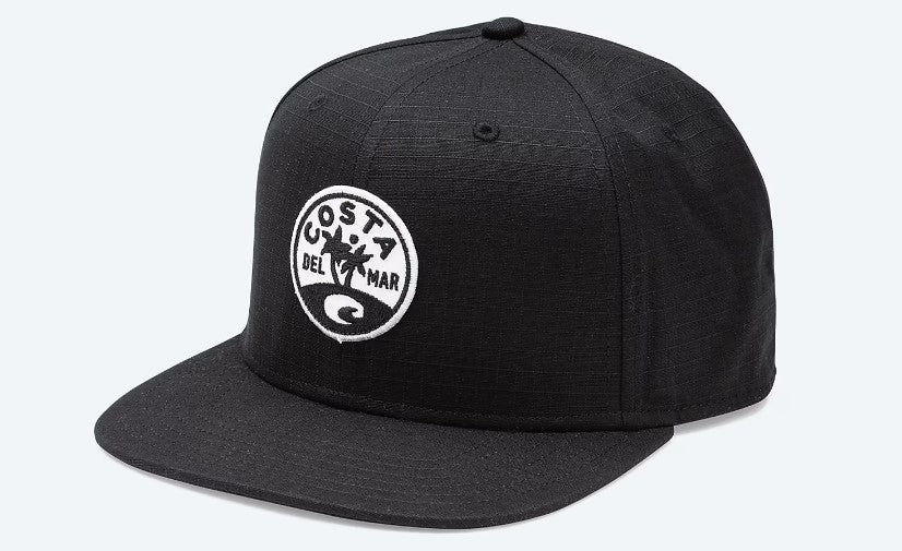 Costa Isla Flat Brim - Black