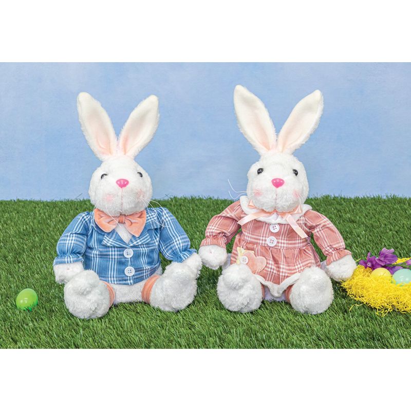 Plaid Thumpy Bunny Sitter