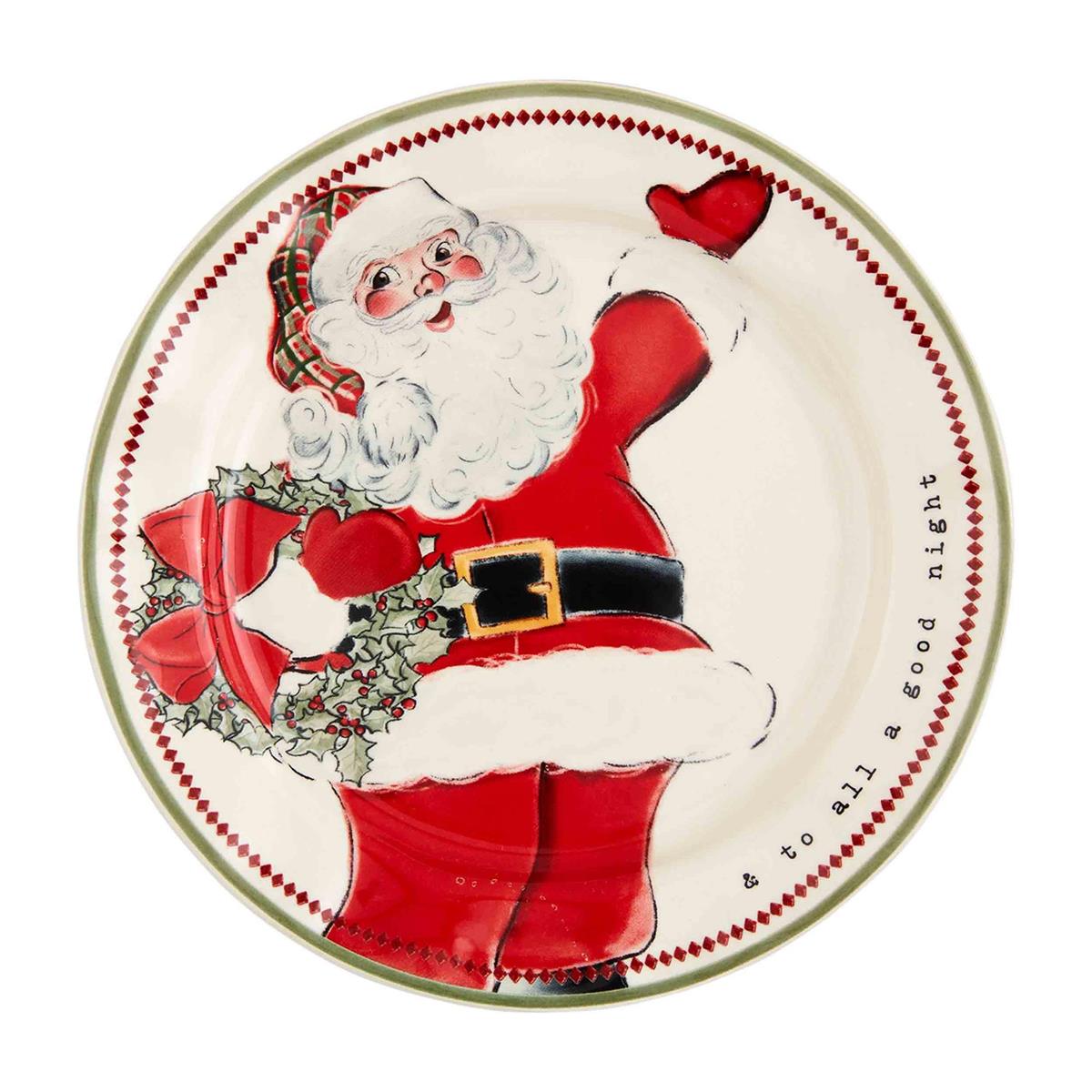 Mud Pie Wreath Sack Salad Plate
