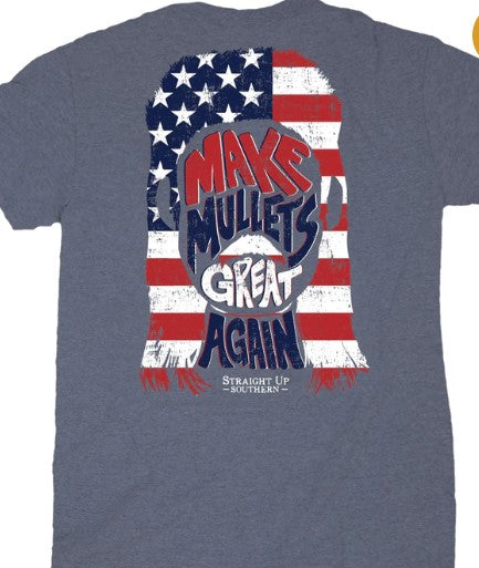 Make Mullets Great SS Dark Heather