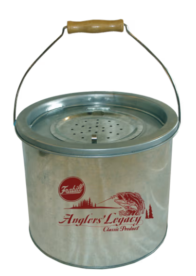 Frabill Galvanized Bait Bucket 8qt