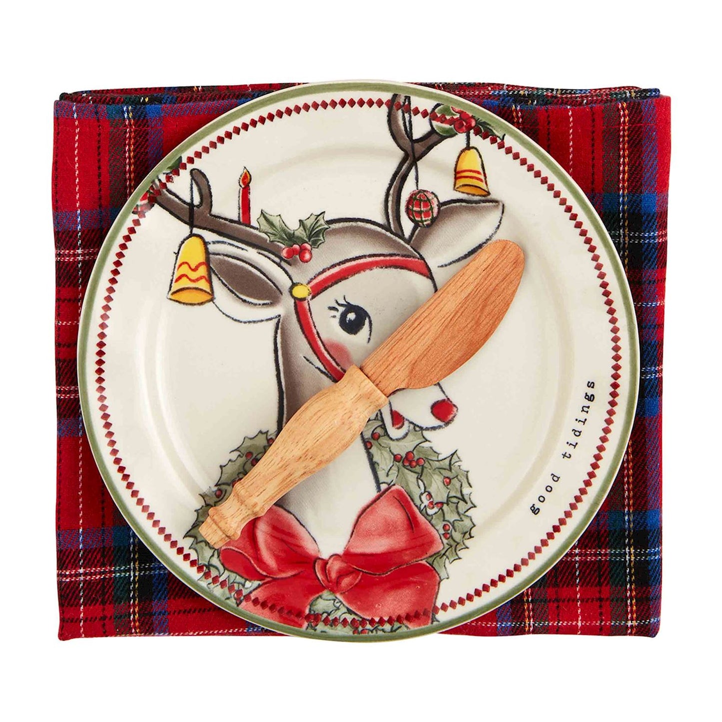 Mud Pie Reindeer App Set
