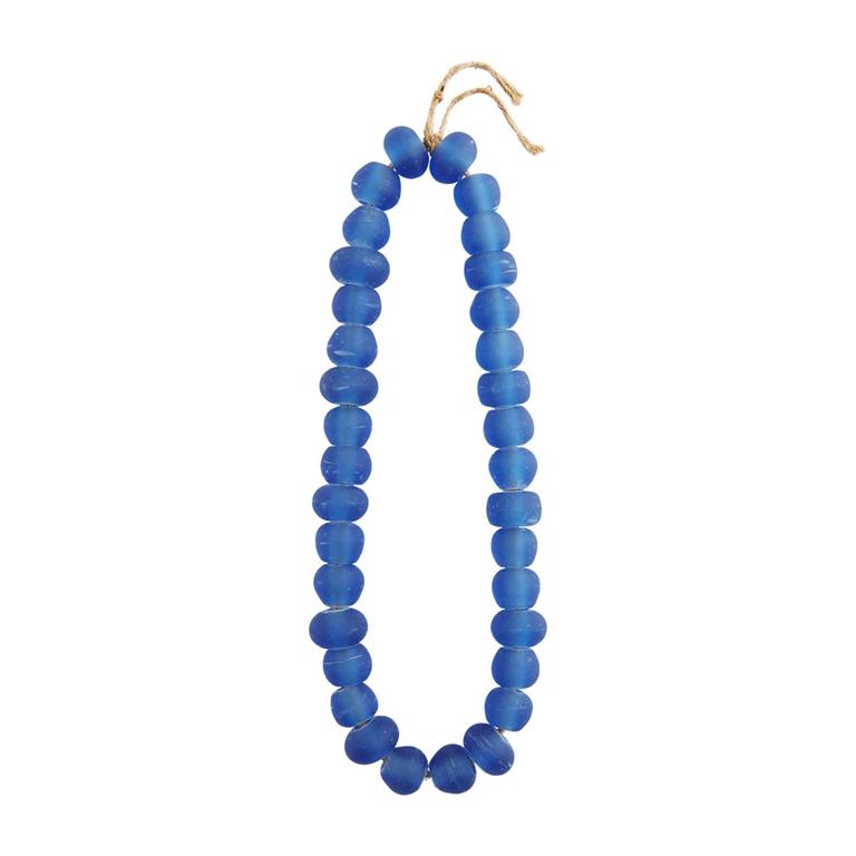 Mud Pie Blue Glass Beads