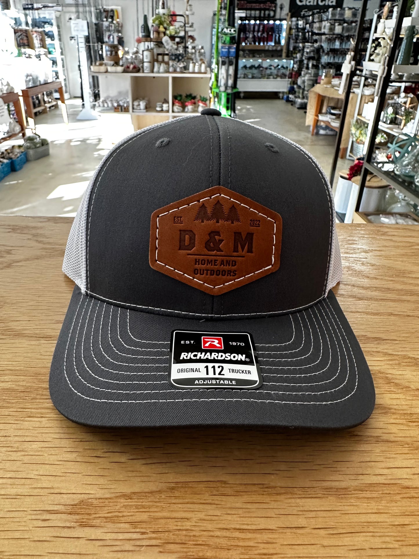 DMHO Leather Patch Hat