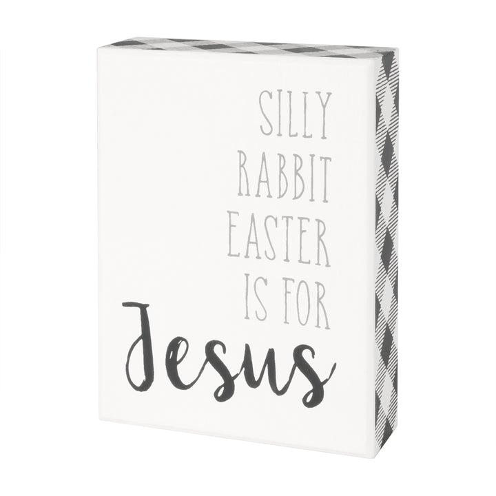 Easter Jesus BW Block