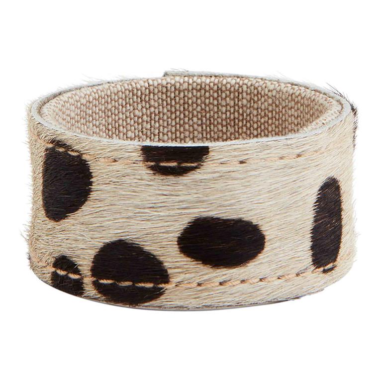 Mud Pie Mohair Napkin Ring Dots