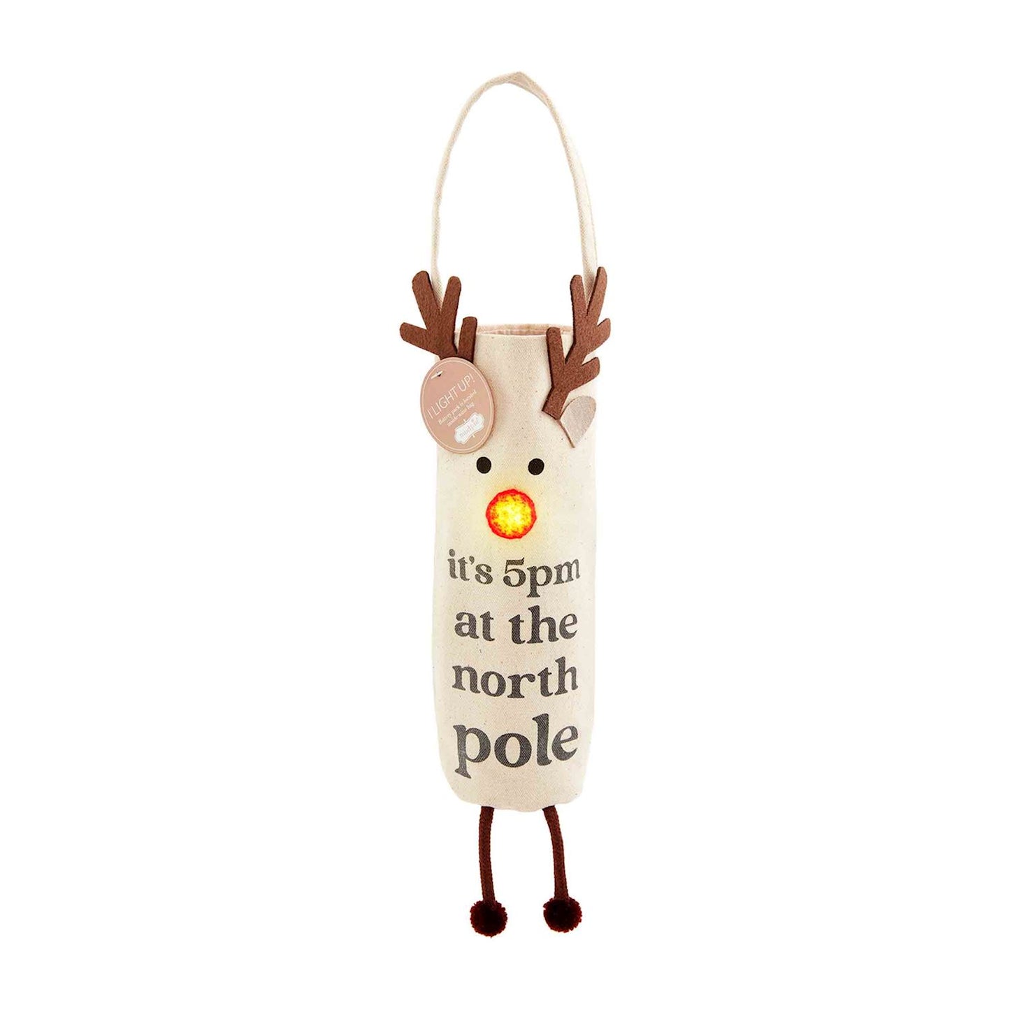 Mud Pie Deer Light Wine Bag