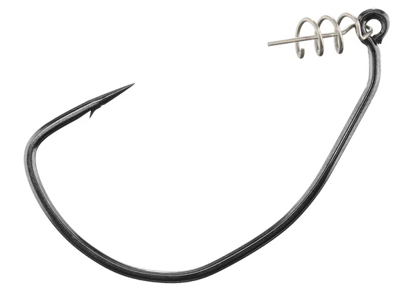 Owner Beast Hook W/ Twist Lock 10/0 Black Chrome 3pk