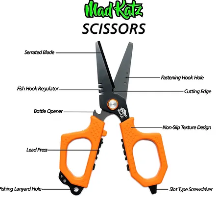 Mad Katz Pro Series Fishing ScissorS