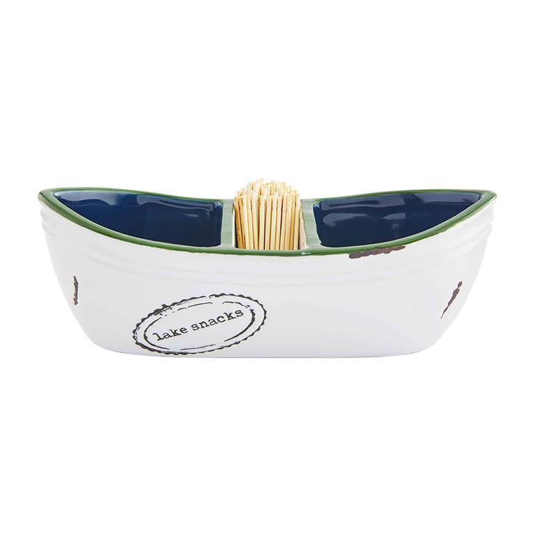 Mud Pie Canoe Toothpick Holder