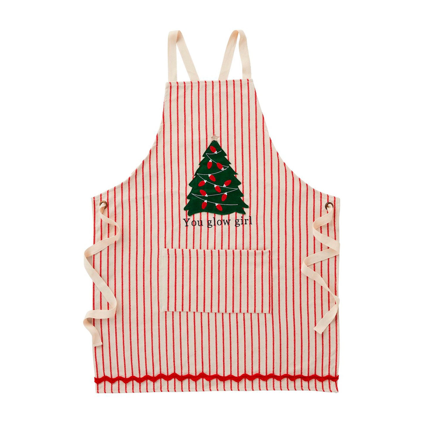 Mud Pie Tree Led Apron - Light Up