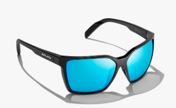 Bajio Eldora Blue Mirror Glass Black Small Fit