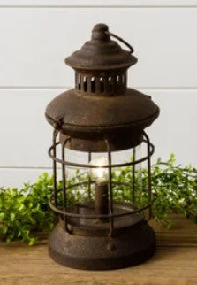 Rustic LED Table Lamp