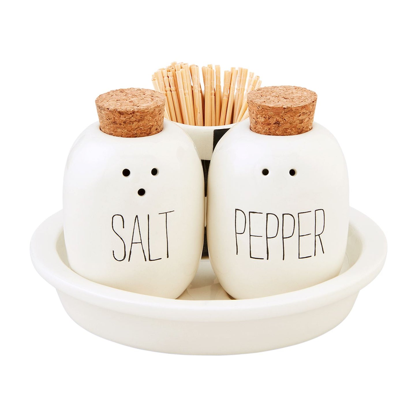 Mud Pie Bistro Salt and Pepper Toothpick Set