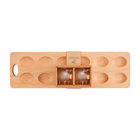 Mud Pie Reversible Deviled Egg & Serving Board