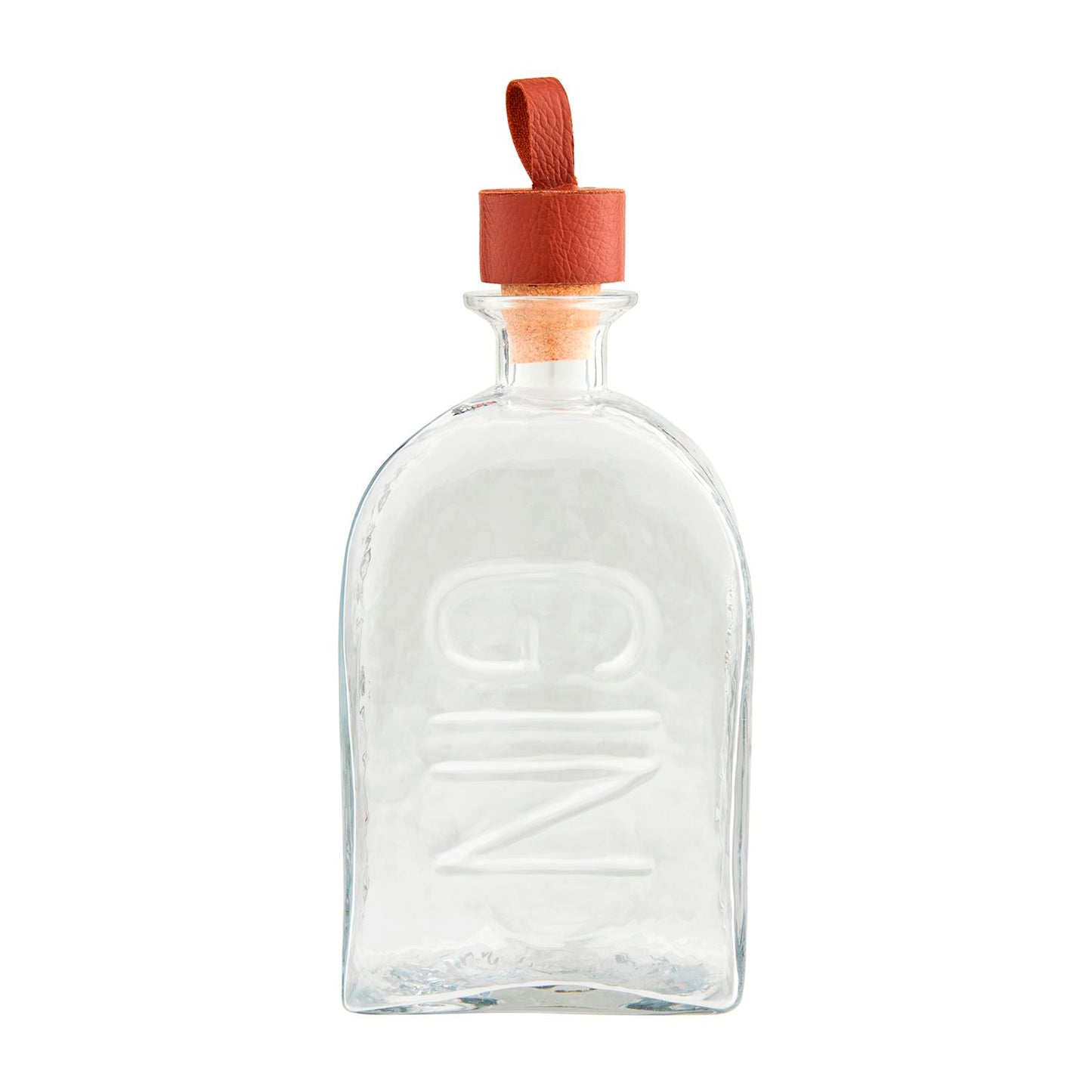 Mud Pie Embossed Glass Decanters Gin
