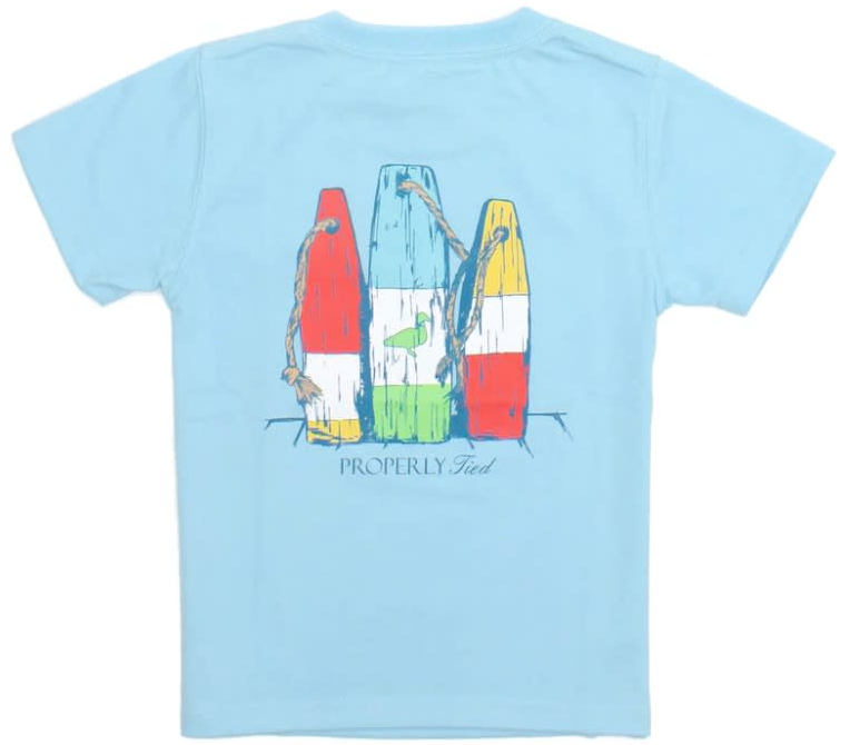 Boys Oh Buoy SS Youth Powder Blue