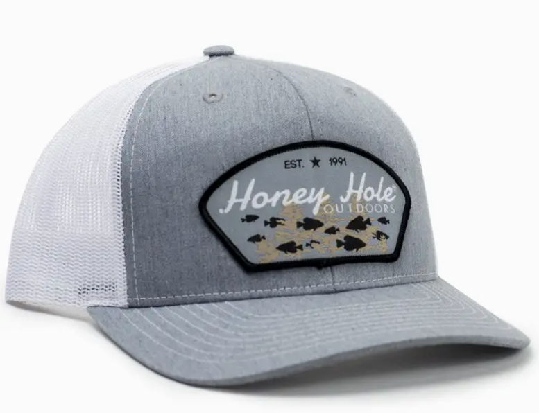 Crappie Arch - Heather/White Hat