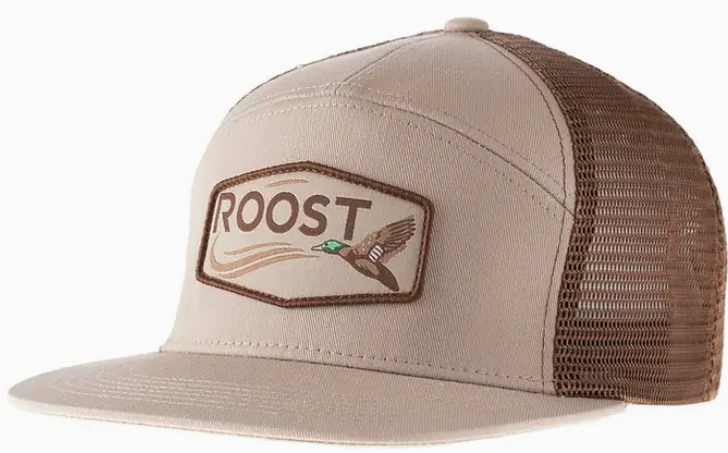 Roost 7 Panel Duck Patch Khaki Youth