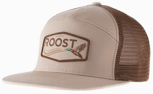 Roost 7 Panel Duck Patch Khaki Brown