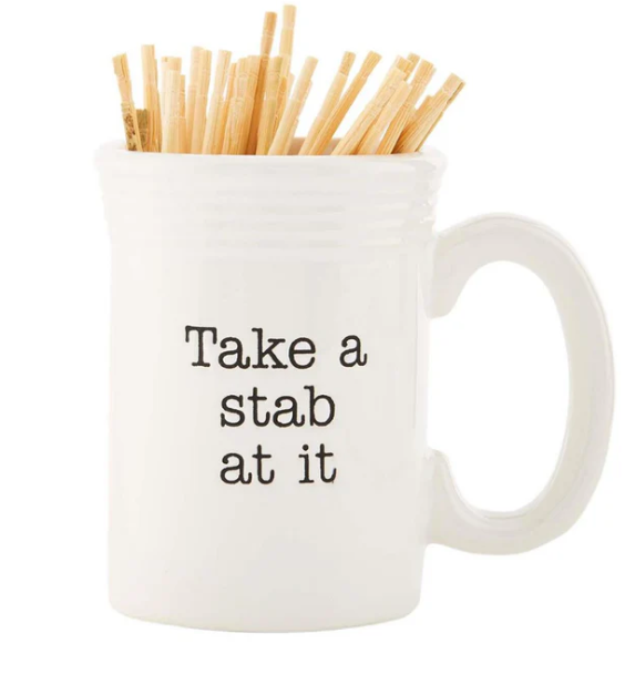 Mud Pie Toothpick Holder Take a Stab At It