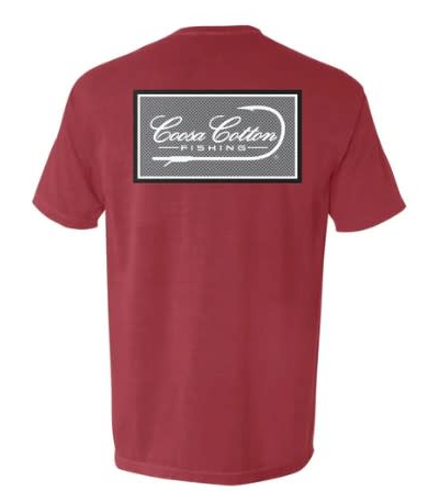 Coosa Cotton Solid Logo Crimson XXXLarge