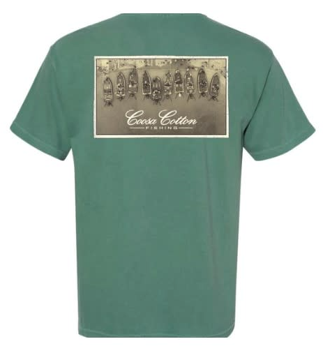 Coosa Cotton Boat Ramp Light Green 3X Large