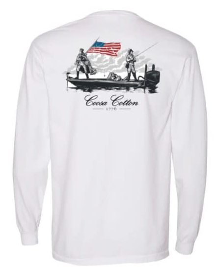 Coosa Cotton 1776 Long Sleeve White 3XL