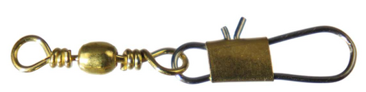 Eagle Claw Barrel Swivel w/Snap Size 7 Brass