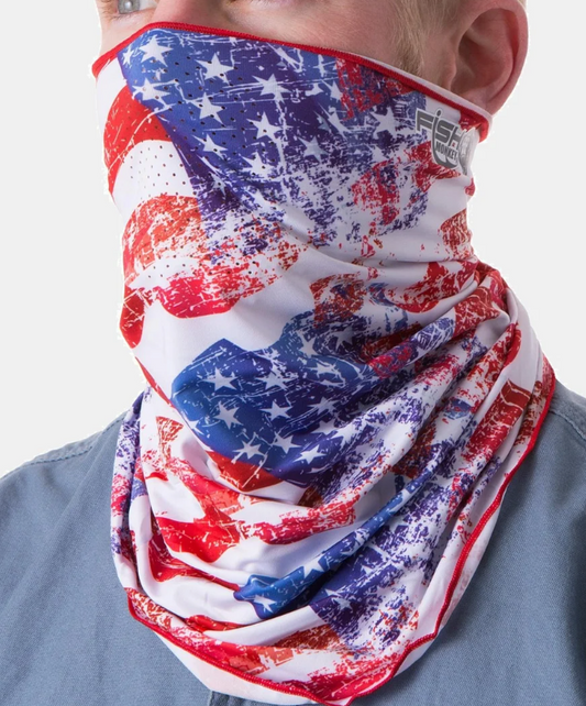 Fish Monkey Face Guard Americana