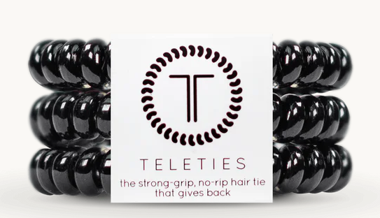 Teleties  Jet Black Medium