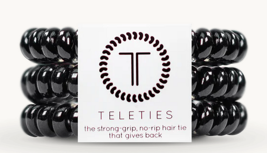 Teleties  Jet Black Medium