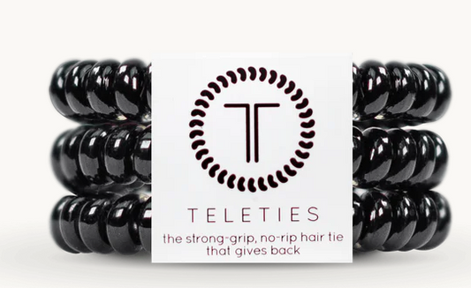 Teleties  Jet Black Large