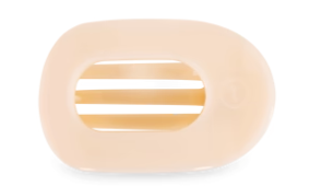 Teleties Flat Clip Round Almond Medium