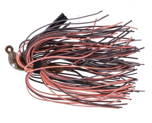 Georgia Blade Jig 12 Brown/Orange Living Rubber
