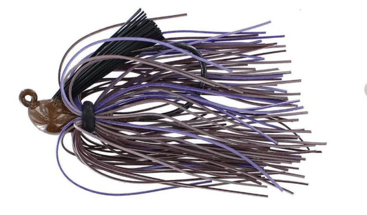 Georgia Blade Jig 14 Brown Purple Living Rubber