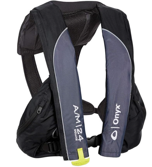 Onyx Deluxe Automatic/Manual Inflatable Life Jacket